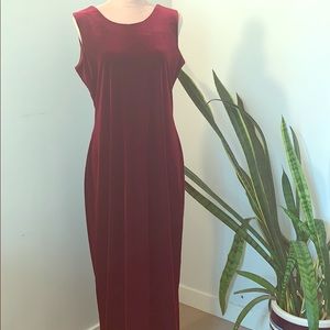 ⚡️3/30⚡️ Vintage 90s velour dress